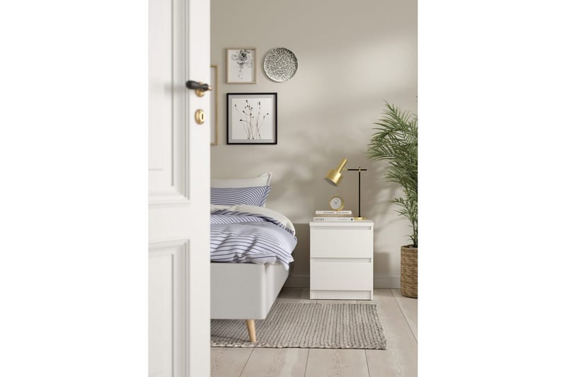 Salomns Sängbord 40 cm - Vit - Möbler - Sovrum - Sängbord