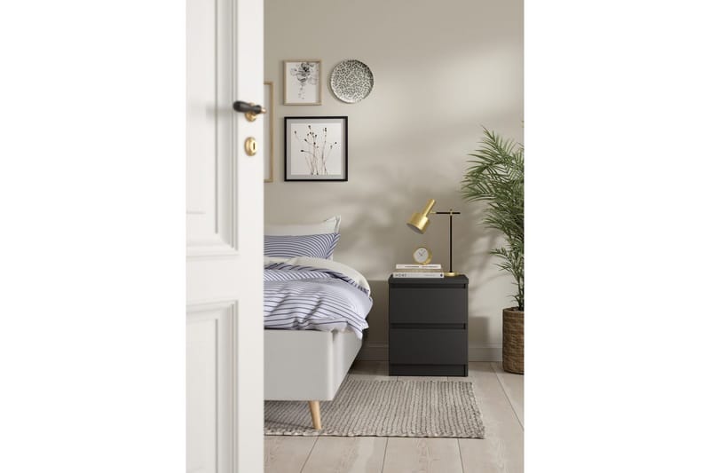 Salomns Sängbord 40,4 cm - Grå - Möbler - Sovrum - Sängbord
