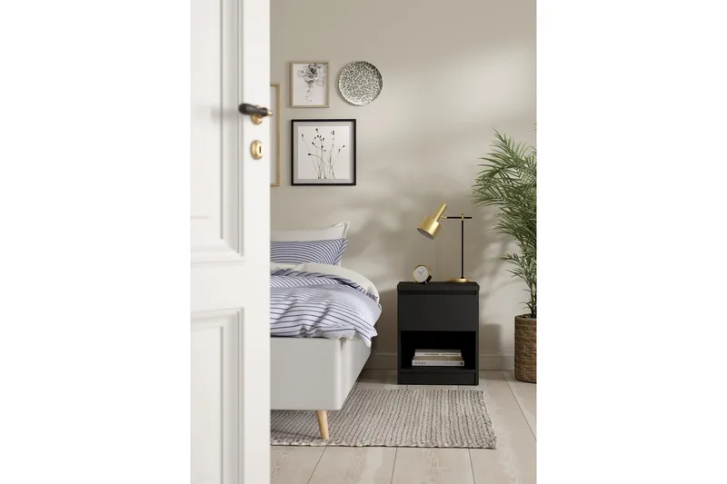 Salomns Sängbord 40,4 cm - Svart - Möbler - Sovrum - Sängbord