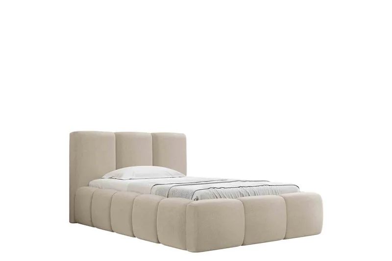 Salvenor Sängram med Förvaring 90x200 cm, Beige