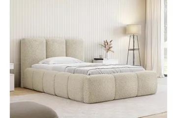 Salvenor Sängram med Förvaring 90x200 cm - Beige - Möbler - Sovrum - Sängram & sängstomme