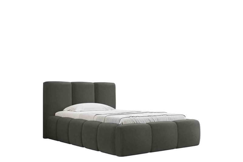 Salvenor Sängram med Förvaring 90x200 cm - Grå - Möbler - Sovrum - Sängram & sängstomme