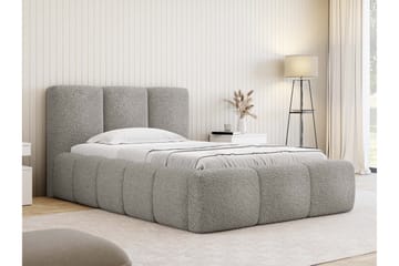 Salvenor Sängram med Förvaring 90x200 cm - Grå - Möbler - Sovrum - Sängram & sängstomme