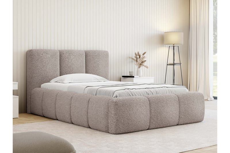 Salvenor Sängram med Förvaring 90x200 cm - Rosa - Möbler - Sovrum - Sängram & sängstomme