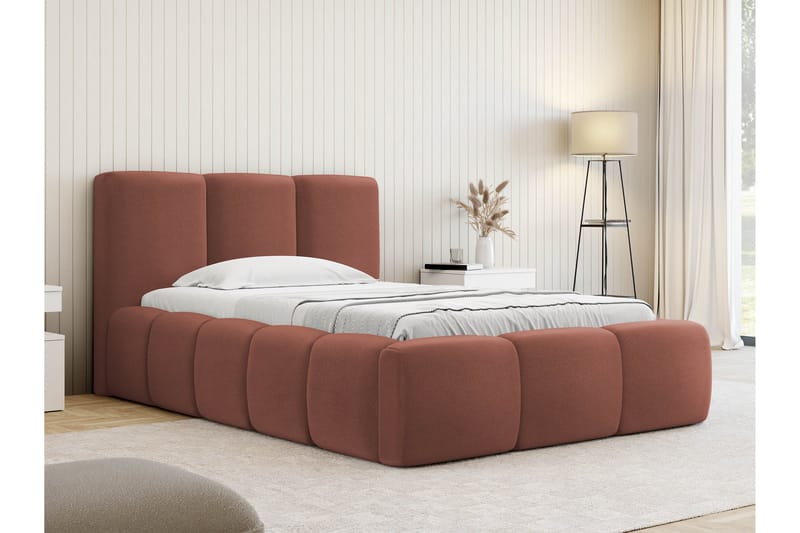 Salvenor Sängram med Förvaring 90x200 cm - Rosa - Möbler - Sovrum - Sängram & sängstomme