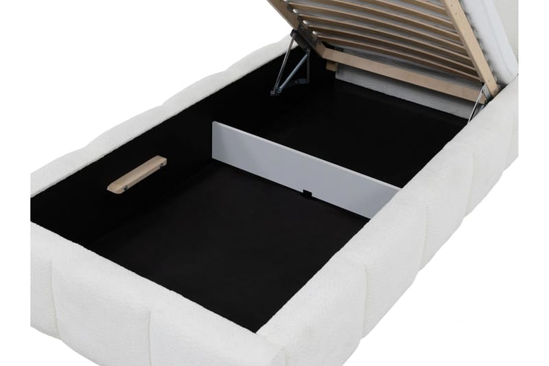 Salvenor Sängram med Förvaring 90x200 cm - Vit - Möbler - Sovrum - Sängram & sängstomme