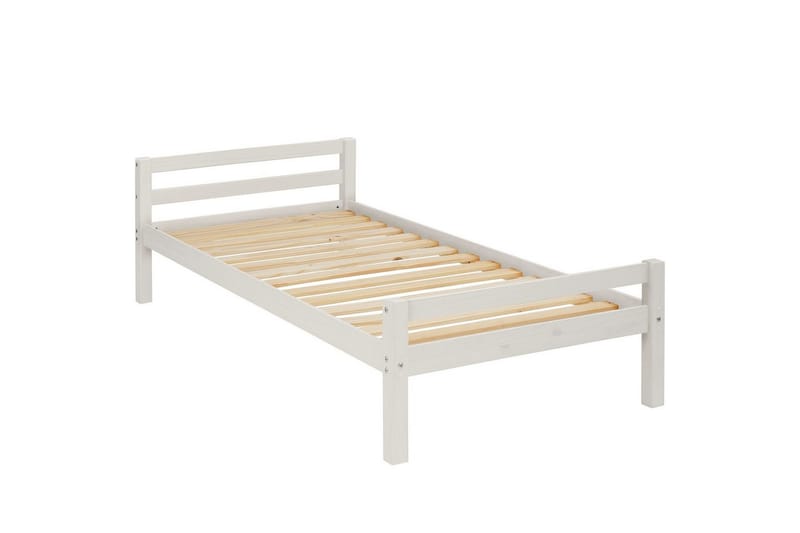 Säng Alpi 90x200 cm Vit - Vit - Möbler - Sovrum - Sängram & sängstomme