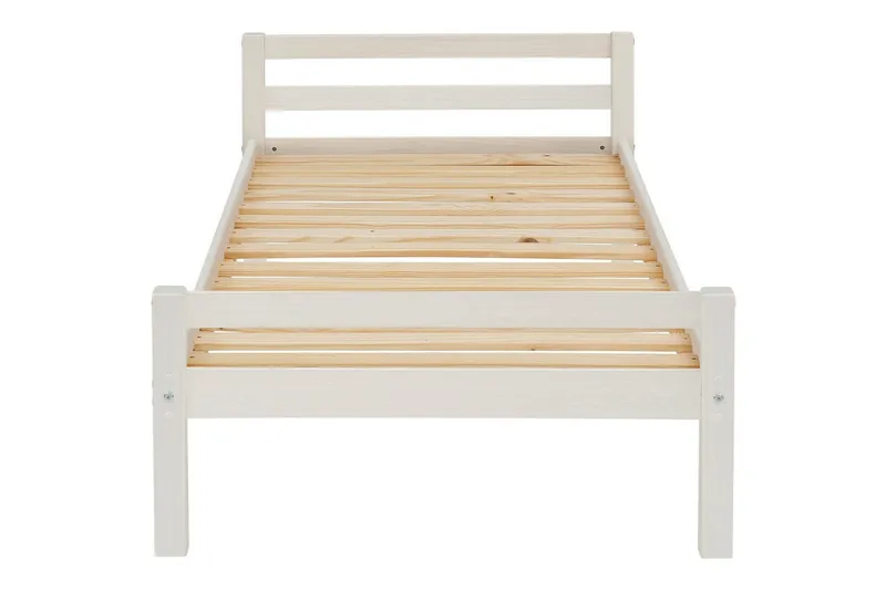 Säng Alpi 90x200 cm Vit - Vit - Möbler - Sovrum - Sängram & sängstomme