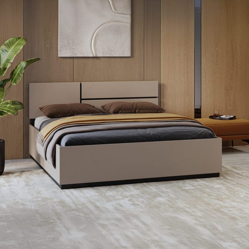 Säng Cross S - 160 cm, Kongo - Möbler - Sovrum - Sängram & sängstomme