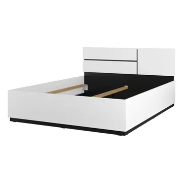 Säng Cross S - 160 cm, Vit - Möbler - Sovrum - Sängram & sängstomme