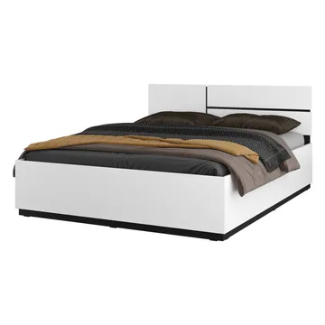 Säng Cross S - 160 cm, Vit - Möbler - Sovrum - Sängram & sängstomme