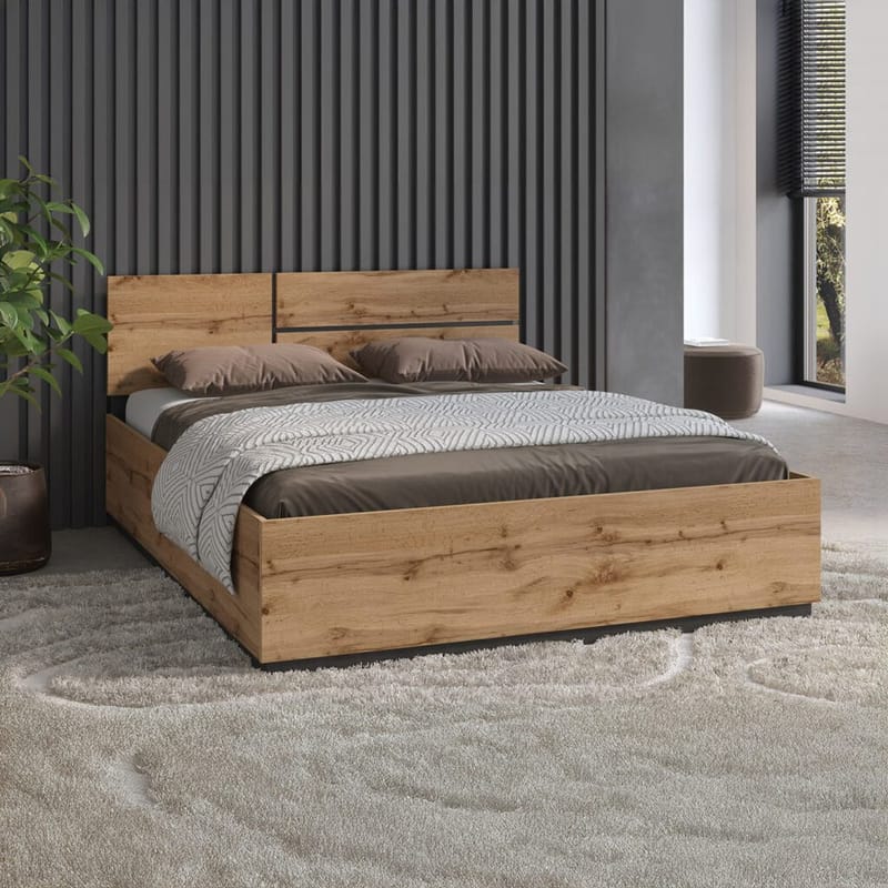 Säng Cross S - 160 cm, Wotan Ek - Möbler - Sovrum - Sängram & sängstomme