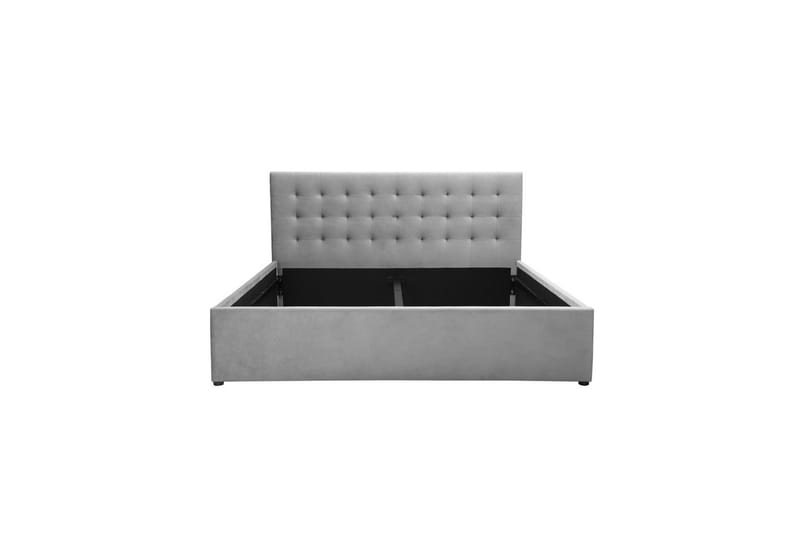 Säng Hamar 180x200 cm Ljusgrå Sammet - Ljusgrå Sammet - Möbler - Sovrum - Sängram & sängstomme
