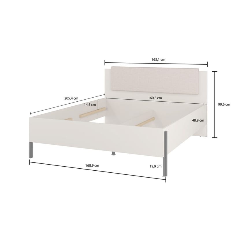 Säng Jukon S - 160 cm - Möbler - Sovrum - Sängram & sängstomme