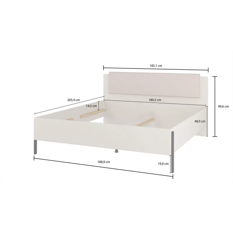 Säng Jukon S - 180 cm - Möbler - Sovrum - Sängram & sängstomme