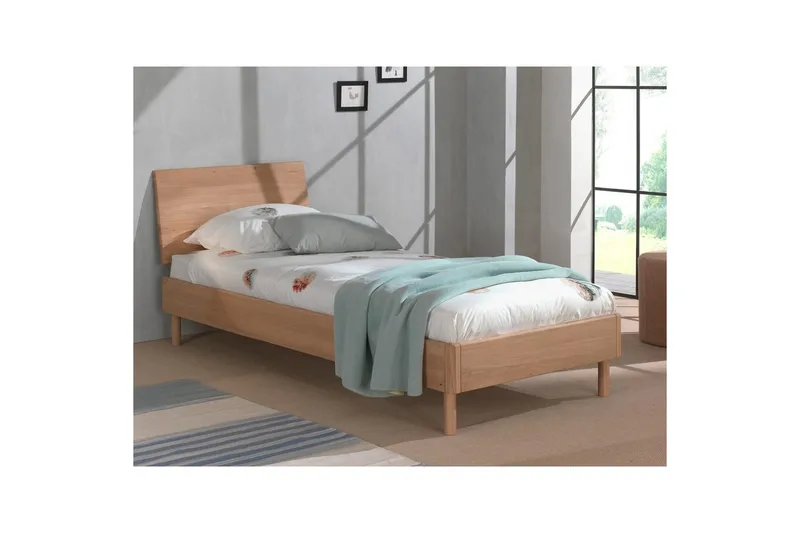 Säng massiv huvudgavel Forrest Ek - Ek - Möbler - Sovrum - Sängram & sängstomme