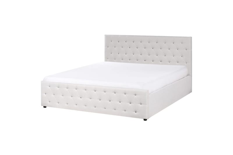 Säng med förvaring Amiens - Beige, 180x200 cm - Möbler - Sovrum - Sängram & sängstomme