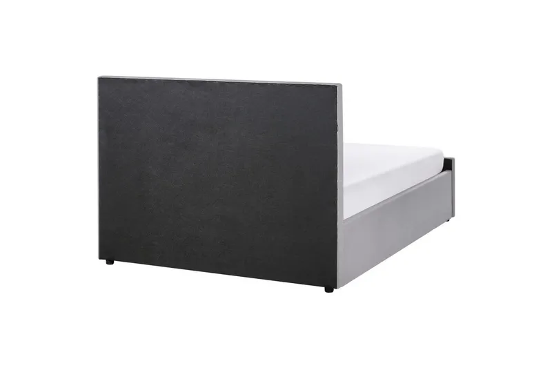 Säng med förvaring Amiens - Grå, 140x200 cm - Möbler - Sovrum - Sängram & sängstomme