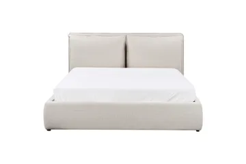 Säng med förvaring Bajonna - Beige, 160x200 cm - Möbler - Sovrum - Sängram & sängstomme