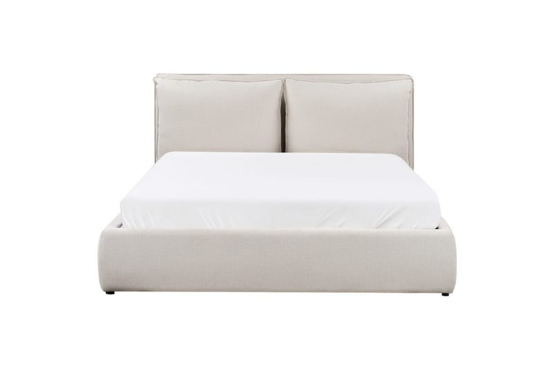 Säng med förvaring Bajonna - Beige, 160x200 cm - Möbler - Sovrum - Sängram & sängstomme