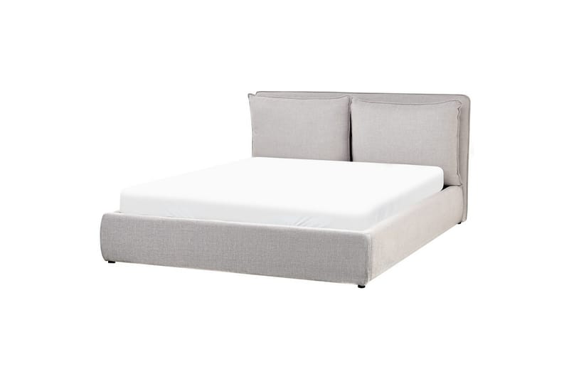 Säng med förvaring Bajonna - Grå, 160x200 cm - Möbler - Sovrum - Sängram & sängstomme