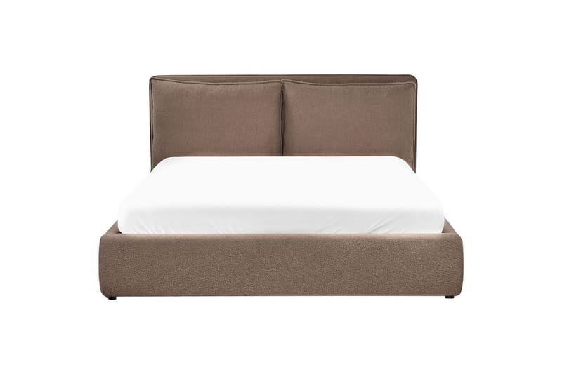 Säng med förvaring Bajonna - Taupe, 160x200 cm - Möbler - Sovrum - Sängram & sängstomme