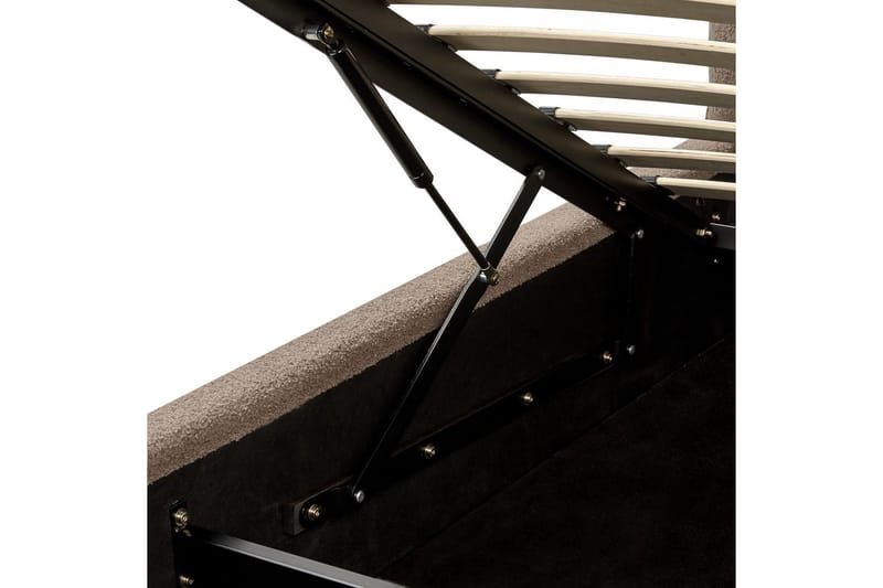 Säng med förvaring Bajonna - Taupe, 180x200 cm - Möbler - Sovrum - Sängram & sängstomme