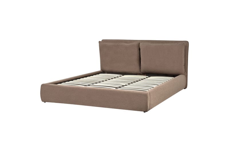 Säng med förvaring Bajonna - Taupe, 180x200 cm - Möbler - Sovrum - Sängram & sängstomme