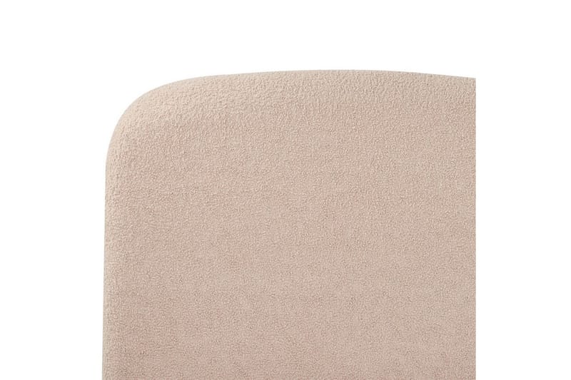 Säng med förvaring Blagnac - Beige/Bouclé, 160x200 cm - Möbler - Sovrum - Sängram & sängstomme