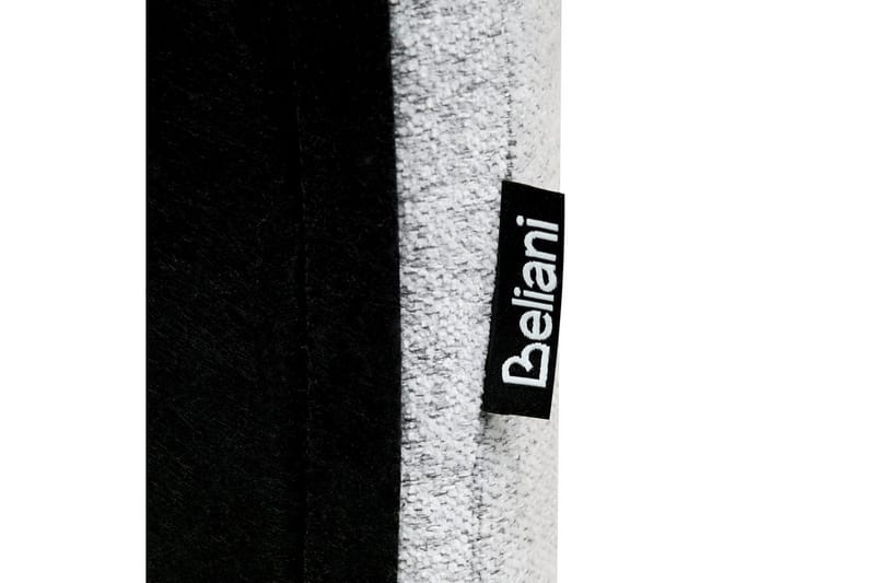 Säng med förvaring Blagnac - Grå/Polyester, 160x200 cm - Möbler - Sovrum - Sängram & sängstomme