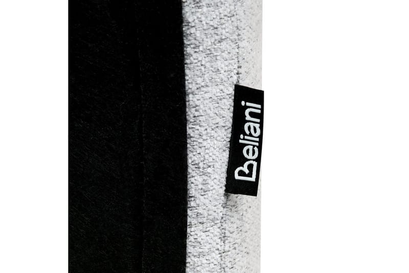 Säng med förvaring Blagnac - Grå/Polyester, 180x200 cm - Möbler - Sovrum - Sängram & sängstomme