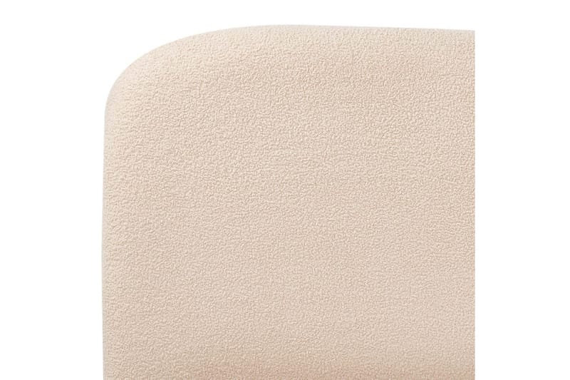 Säng med förvaring Blagnac - Ljusbeige/Bouclé, 180x200 cm - Möbler - Sovrum - Sängram & sängstomme