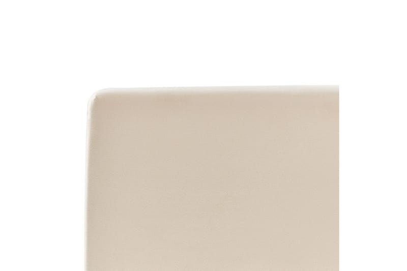 Säng med förvaring Bousse - Beige/Sammet, 160x200 cm - Möbler - Sovrum - Sängram & sängstomme