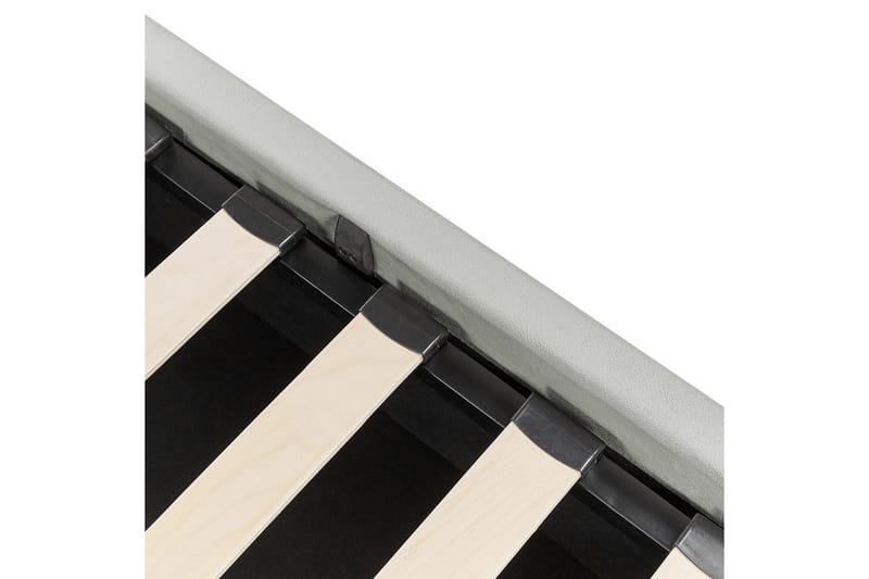 Säng med förvaring Bousse - Grå/Sammet, 160x200 cm - Möbler - Sovrum - Sängram & sängstomme