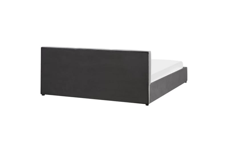 Säng med förvaring Bousse - Mörkgrå/Sammet, 180x200 cm - Möbler - Sovrum - Sängram & sängstomme