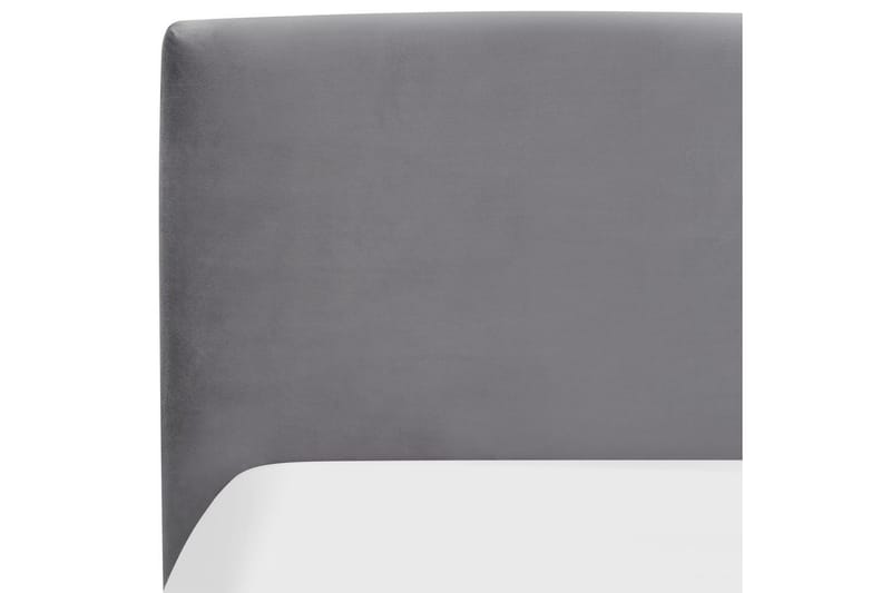 Säng med förvaring Bousse - Mörkgrå/Sammet, 180x200 cm - Möbler - Sovrum - Sängram & sängstomme