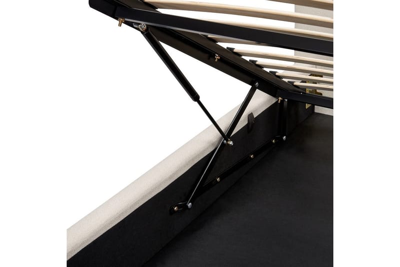 Säng med förvaring Campagne - Beige, 160x200 cm - Möbler - Sovrum - Sängram & sängstomme