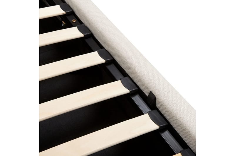 Säng med förvaring Campagne - Beige, 160x200 cm - Möbler - Sovrum - Sängram & sängstomme