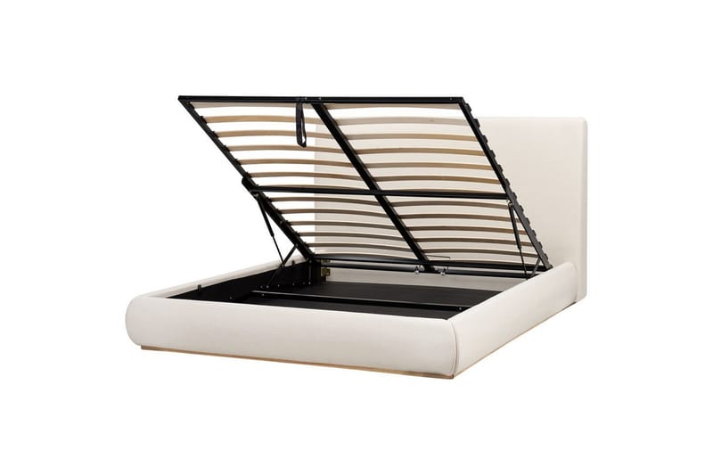 Säng med förvaring Campagne, Beige, 160x200 cm