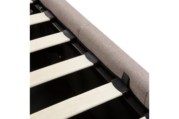 Säng med förvaring Castelnavet - Beige, svart, 180x200 cm - Möbler - Sovrum - Sängar - Sängar med förvaring