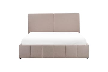 Säng med förvaring Castelnavet - Beige, svart, 180x200 cm - Möbler - Sovrum - Sängar - Sängar med förvaring