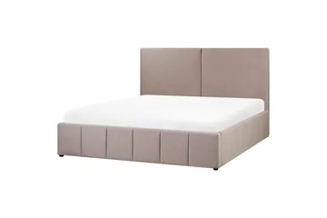 Säng med förvaring Castelnavet - Beige, svart, 180x200 cm - Möbler - Sovrum - Sängar - Sängar med förvaring