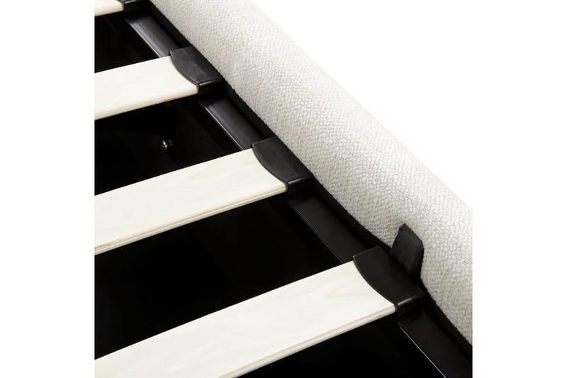 Säng med förvaring Castelnavet - Vit, Svart, 180x200 cm - Möbler - Sovrum - Sängram & sängstomme