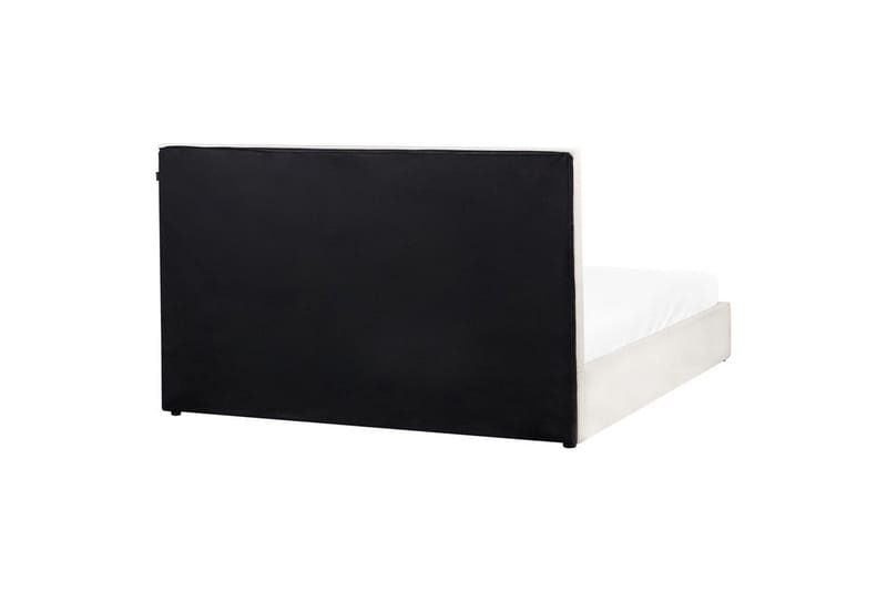 Säng med förvaring Lagord - Off-white, Svart, 180x200 cm - Möbler - Sovrum - Sängram & sängstomme