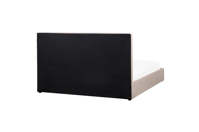 Säng med förvaring Lagord - Taupe, svart, 180x200 cm - Möbler - Sovrum - Sängram & sängstomme