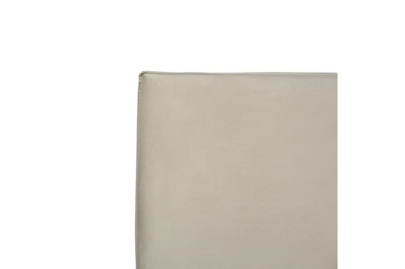 Säng med förvaring Lavaur - Taupe/Sammet, 180x200 cm - Möbler - Sovrum - Sängram & sängstomme