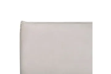 Säng med förvaring Lavaur - Vit/Sammet, 160x200 cm - Möbler - Sovrum - Sängram & sängstomme
