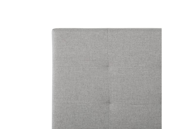 Säng med förvaring Lorient - Grå/Polyester, 180x200 cm - Möbler - Sovrum - Sängram & sängstomme