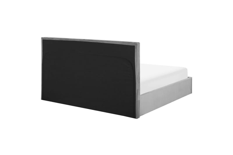 Säng med förvaring Lorient - Grå/Sammet, 140x200 cm - Möbler - Sovrum - Sängram & sängstomme