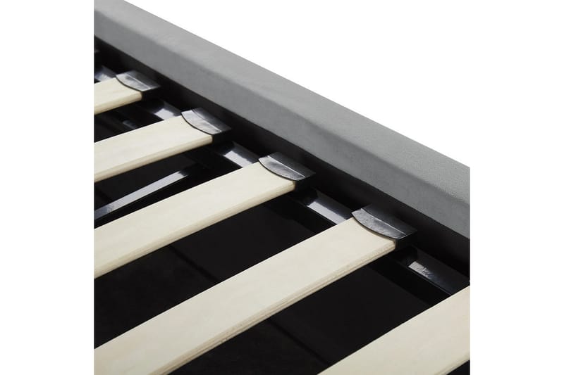 Säng med förvaring Lorient - Grå/Sammet, 140x200 cm - Möbler - Sovrum - Sängram & sängstomme